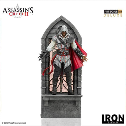 Assassin's Creed II Art Scale Statuetka 1/10 Ezio Auditore Deluxe 31cm z podstawką Diorama