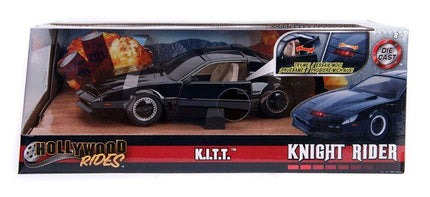 Knight Rider Diecast Model 1/24 1982 Pontiac Firebird KITT con Luci 22cm (4313380814945)