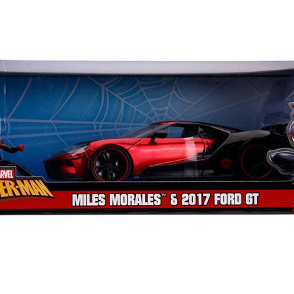 Ford GT 2017 Diecast 1/24 Miles Morales Spiderman Marvel Hollywood Rides
