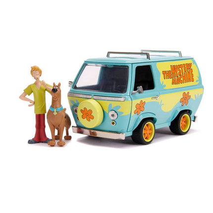 Tajemnicza furgonetka z figurkami Scooby Doo Hollywood Rides Model odlewu 1/24