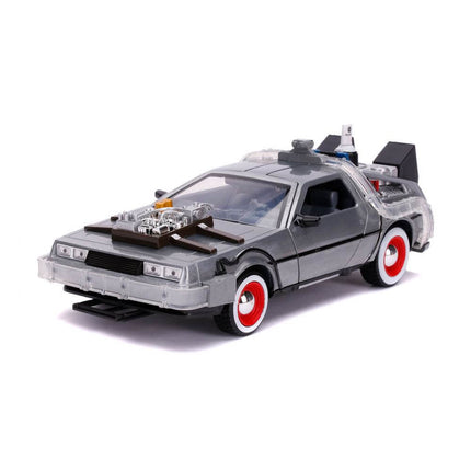 Powrót do przyszłości III Hollywood Rides Diecast Model 1/24 Wehikuł czasu DeLorean