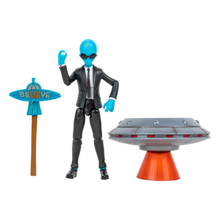 Human Bill and Lil' Saucer Fortnite Emote Series Action Figure