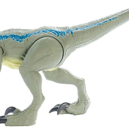 Jurassic World Camp Cretaceous Figurka Super Colossal Velociraptor Blue