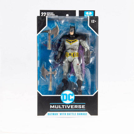 DC Multiverse Figurka Batmana z obrażeniami bojowymi (Dark Nights: Metal) 18 cm - SIERPIEŃ 2021