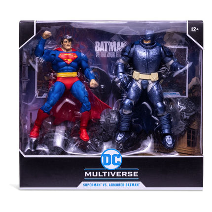 superman vs. Opancerzony Batman 18 cm DC Multiverse
