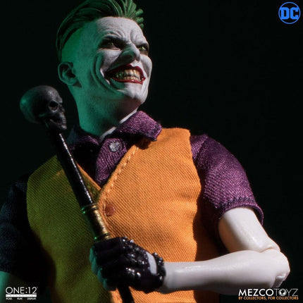 The Joker Clown Prince of Crime Edition Figura de acción Mezco One 1/12 DC Comics 17 cm