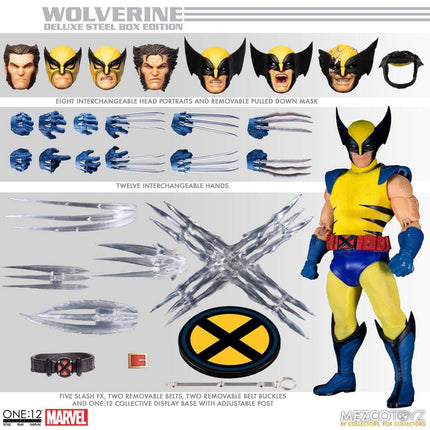 Marvel Universe Action Figures 1/12 Wolverine Deluxe Steel Box Edition 16 cm