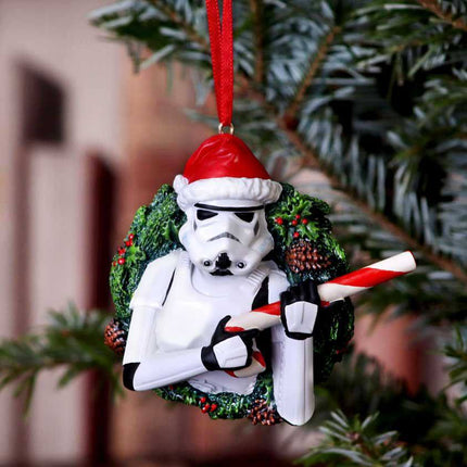 Original Stormtrooper Hanging Tree Ornament Christmas Wreath 10 cm