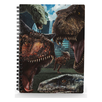 Jurassic World Notebook with 3D-Effect Selfie A5