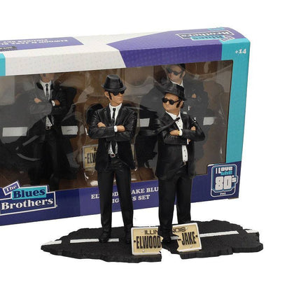 Blues Brothers Statuetta Jake e Elwood Movie Icons Statue 2-Pack (4096295698529)