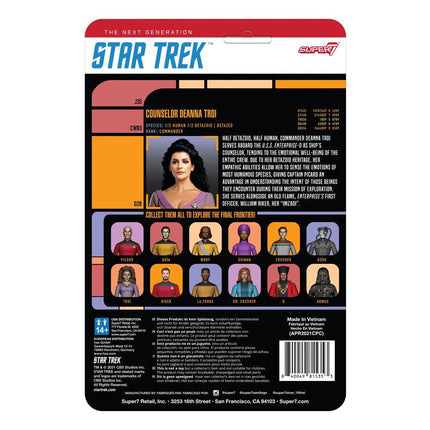 Counselor Troi Star Trek: The Next Generation ReAction Figurka Wave 2 10cm