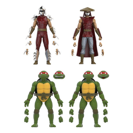 Mirage Comics Shredder &amp; Turtles Exclusive Teenage Mutant Ninja Turtles BST AXN figurka 4-Pack 13cm