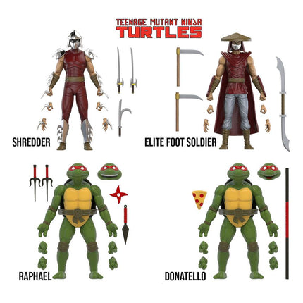 Mirage Comics Shredder &amp; Turtles Exclusive Teenage Mutant Ninja Turtles BST AXN figurka 4-Pack 13cm