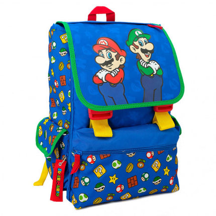 Super Mario Zaino Scuola Estensibile Backpack